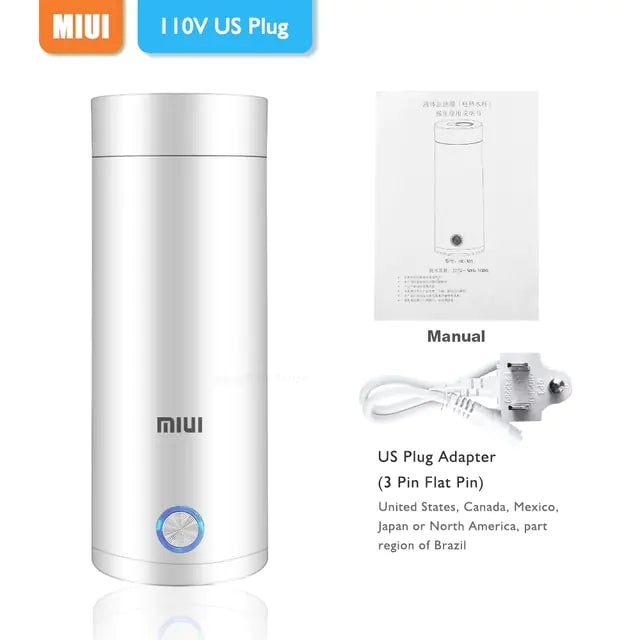 Portable Electric Kettles Cup 400ml 220v Tea Coffee Electric kettle Travel Boil Water Keep Warm Kitchen Appliances Thermo